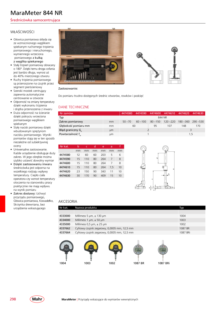 Mahr - katalog główny NR.: 20510 - Strona 302