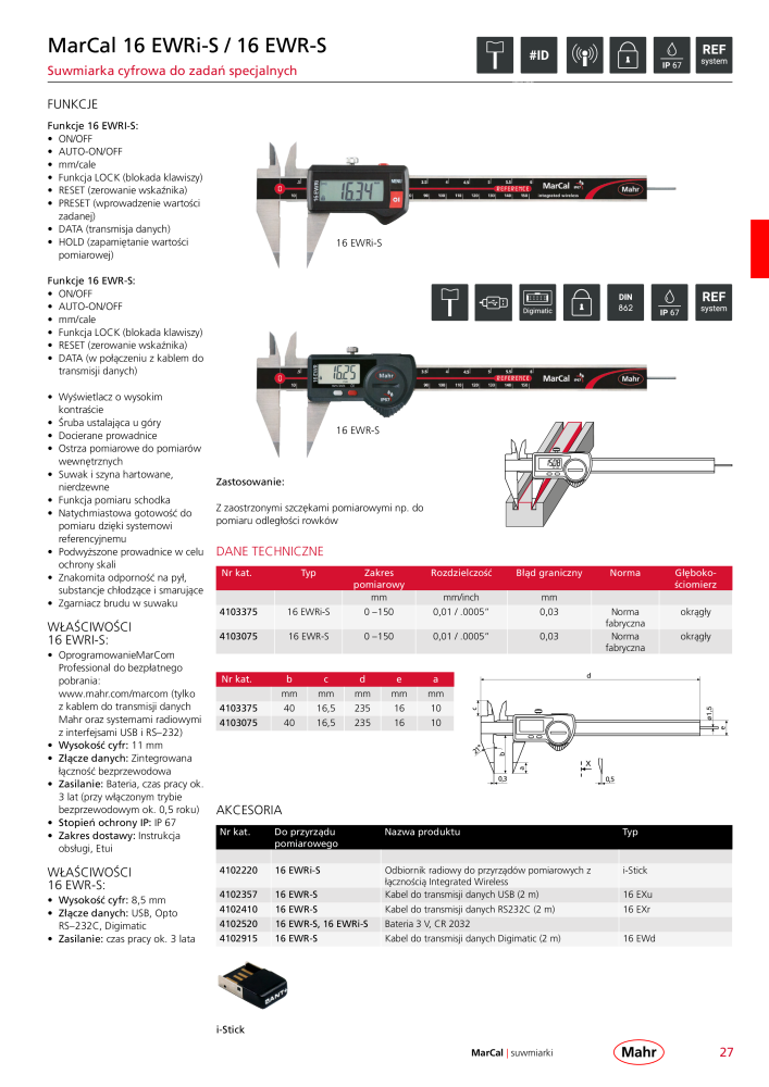 Mahr - katalog główny NR.: 20510 - Strona 31