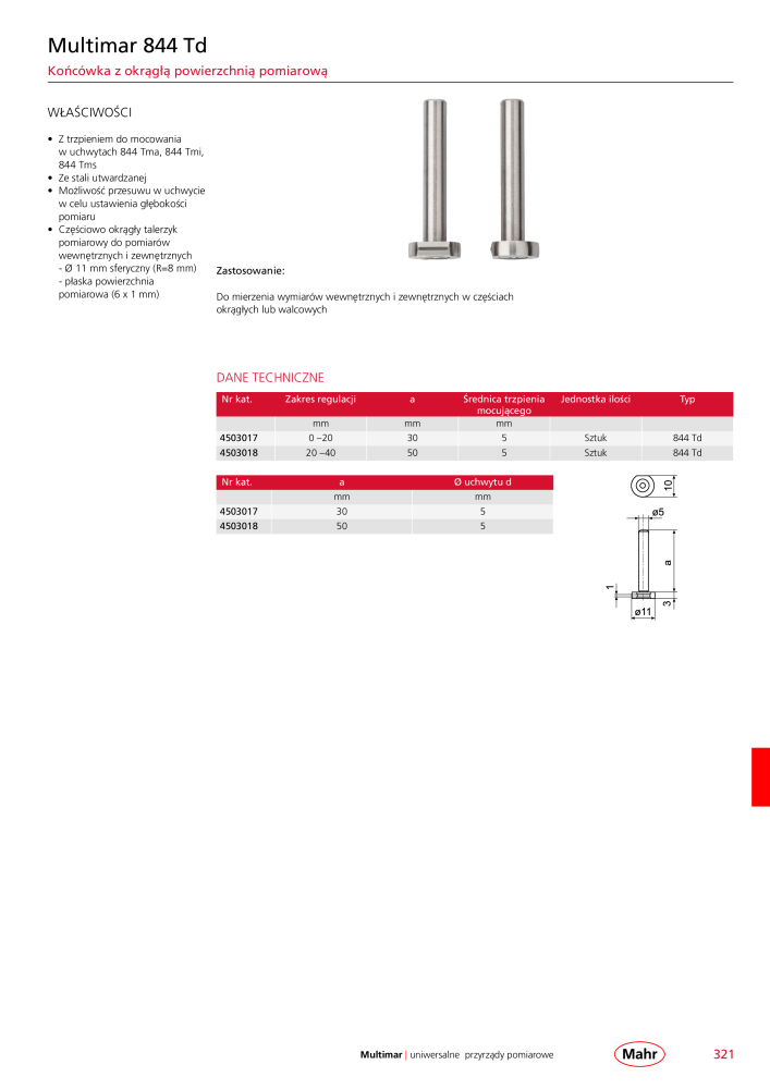 Mahr - katalog główny NR.: 20510 - Strona 325