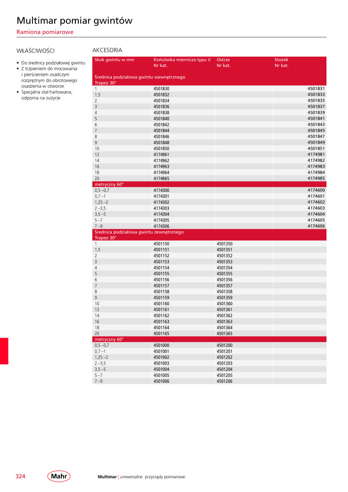 Mahr - katalog główny NR.: 20510 - Strona 328