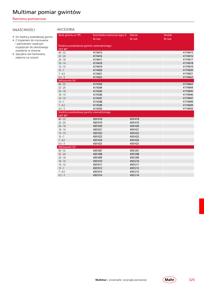 Mahr - katalog główny NR.: 20510 - Strona 329