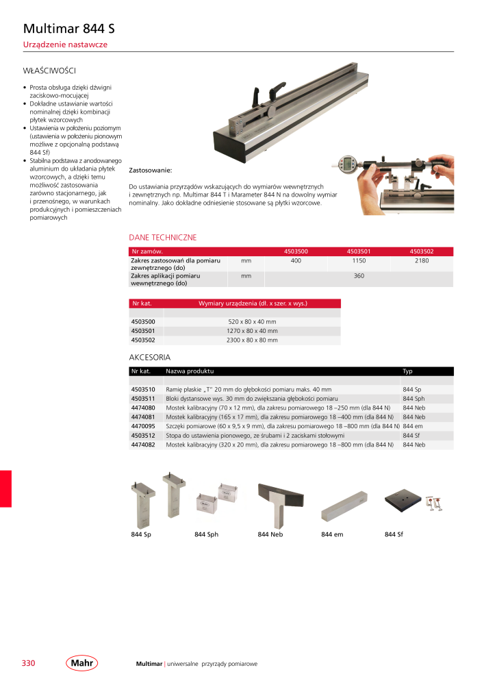 Mahr - katalog główny NR.: 20510 - Strona 334