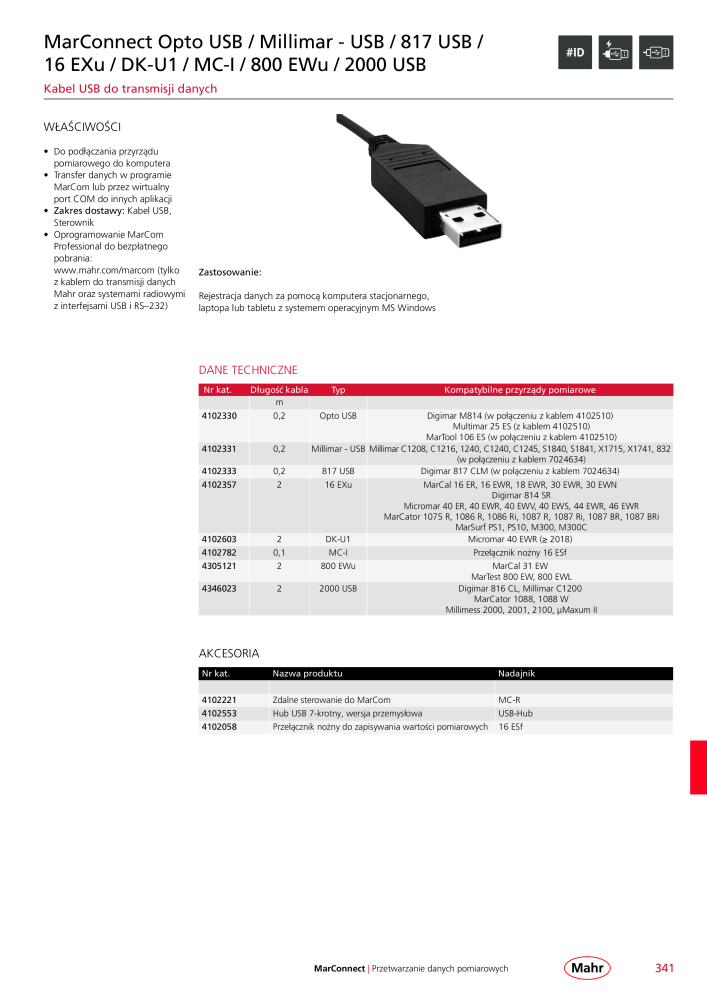 Mahr - katalog główny NR.: 20510 - Seite 345