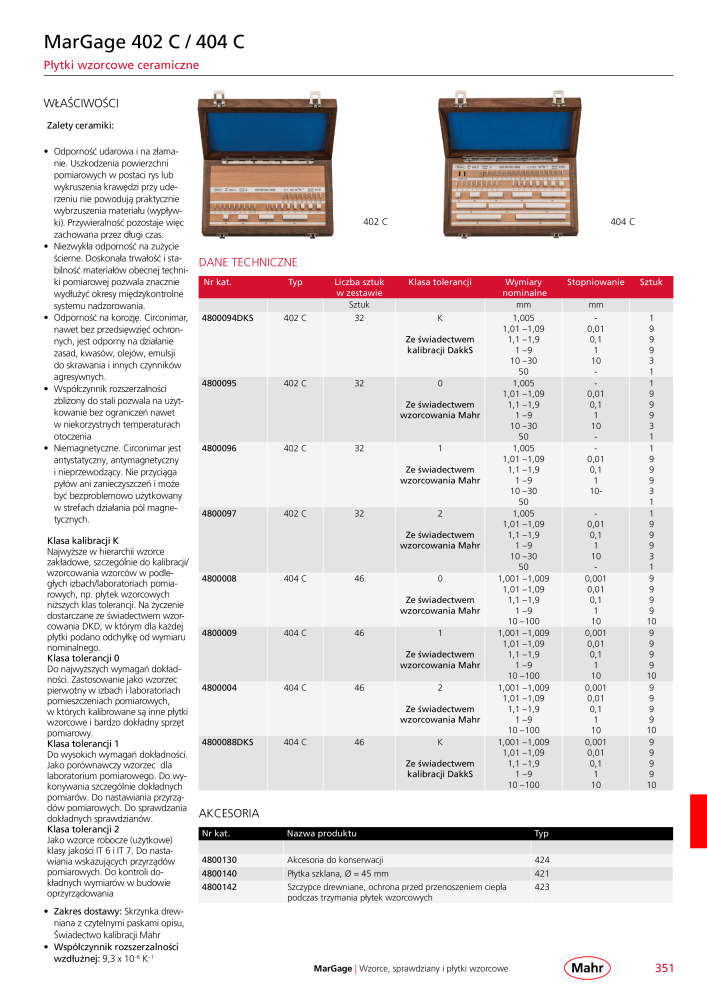 Mahr - katalog główny NR.: 20510 - Strona 355