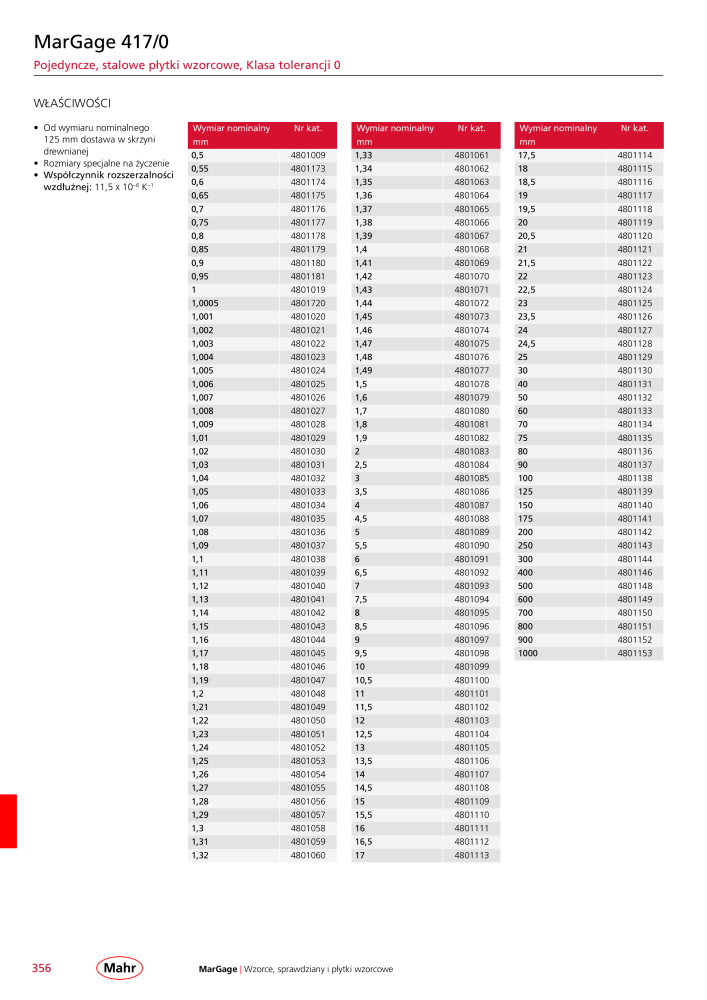 Mahr - katalog główny NR.: 20510 - Strona 360