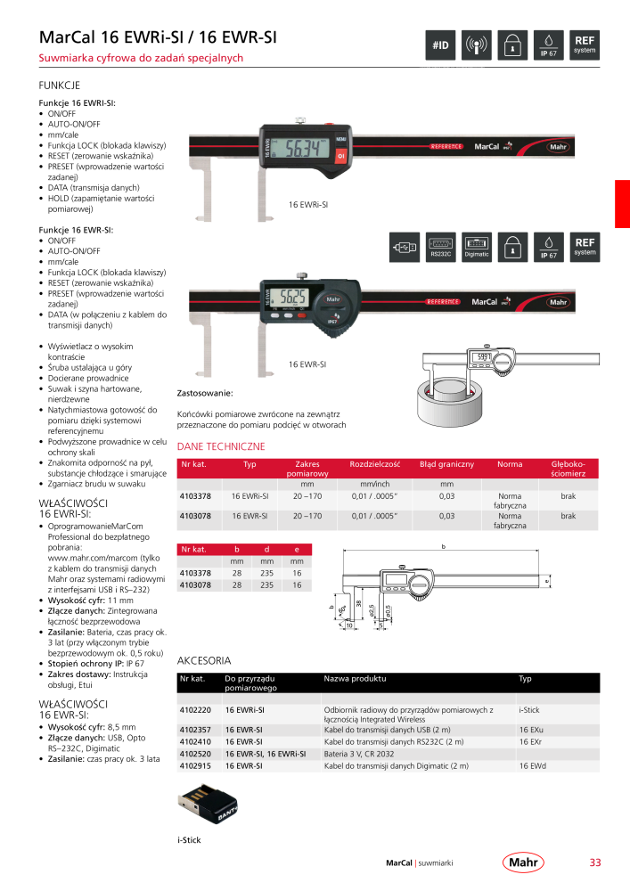 Mahr - katalog główny NR.: 20510 - Strona 37