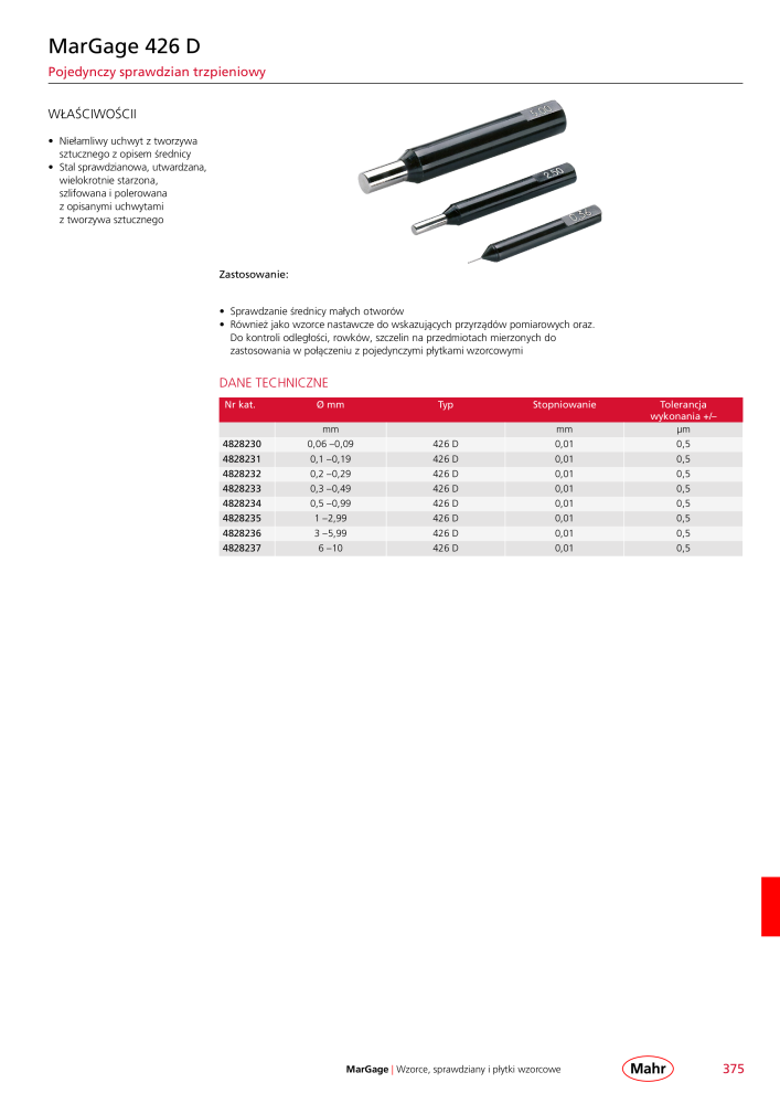 Mahr - katalog główny NR.: 20510 - Strona 379