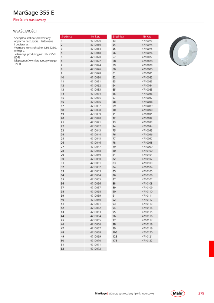 Mahr - katalog główny NR.: 20510 - Strona 383