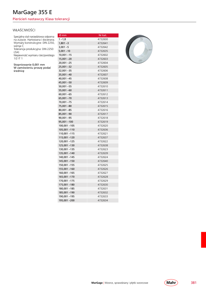 Mahr - katalog główny NR.: 20510 - Strona 385