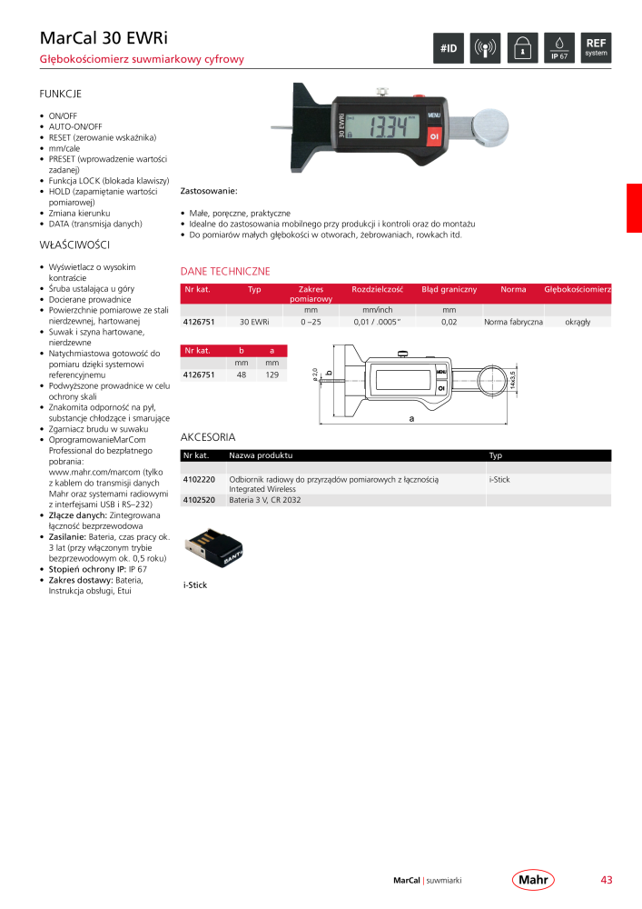 Mahr - katalog główny NR.: 20510 - Strona 47