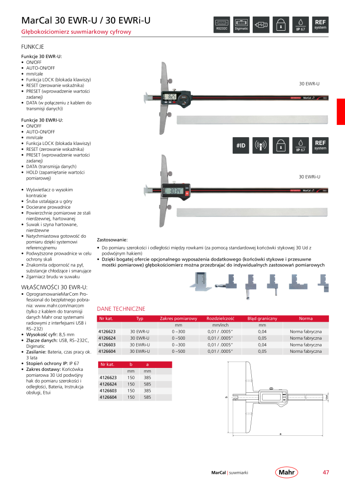 Mahr - katalog główny NR.: 20510 - Strona 51