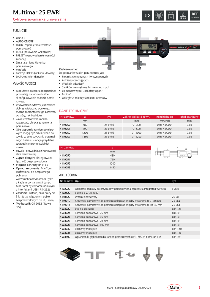 Mahr - katalog główny NR.: 20510 - Strona 519