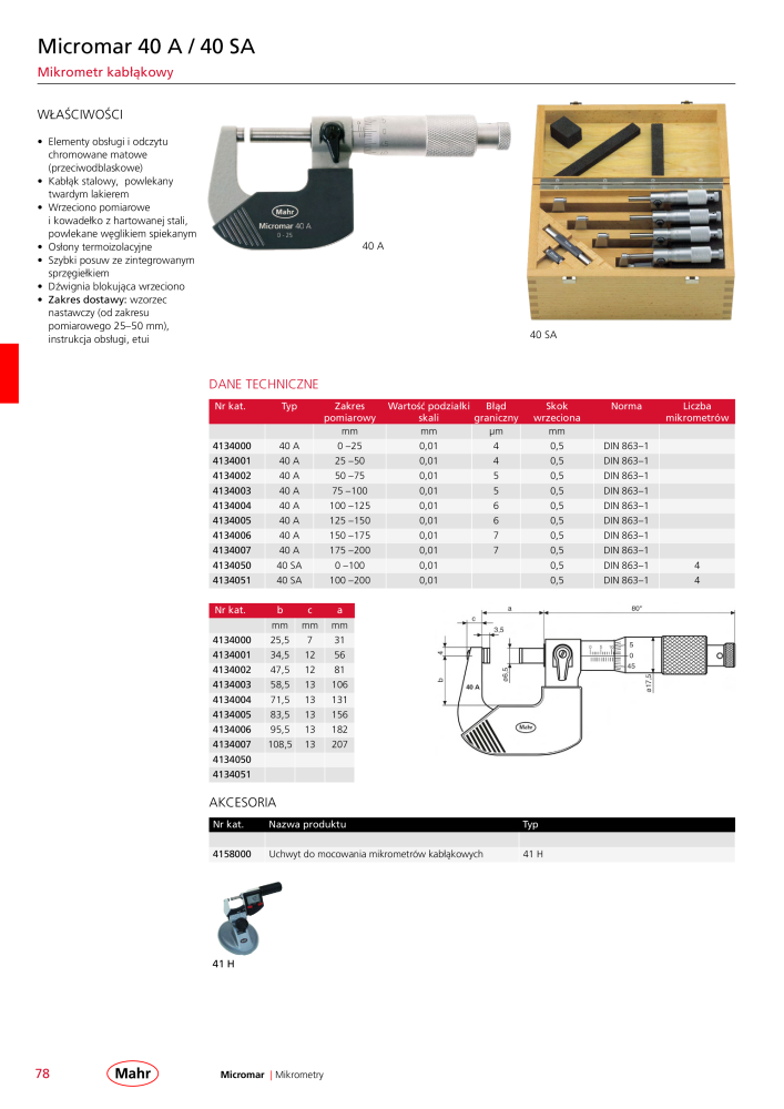 Mahr - katalog główny NR.: 20510 - Strona 82