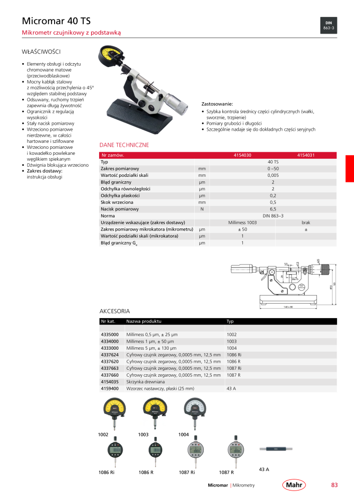 Mahr - katalog główny NR.: 20510 - Strona 87