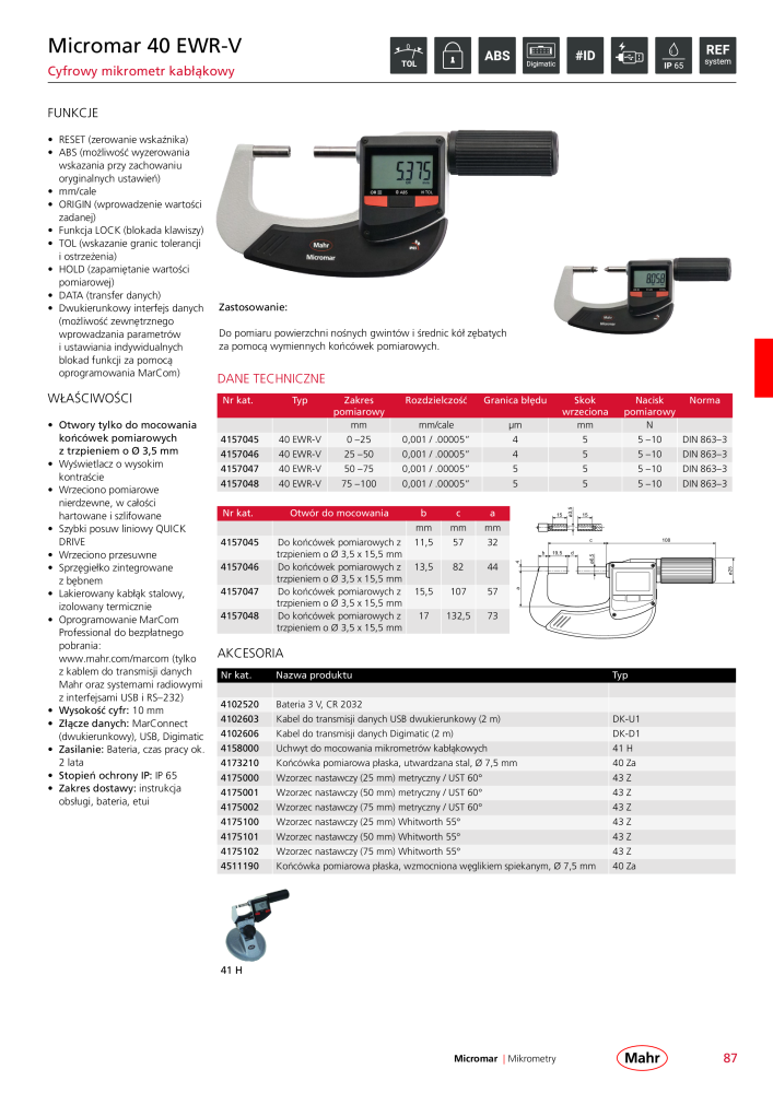 Mahr - katalog główny NR.: 20510 - Strona 91