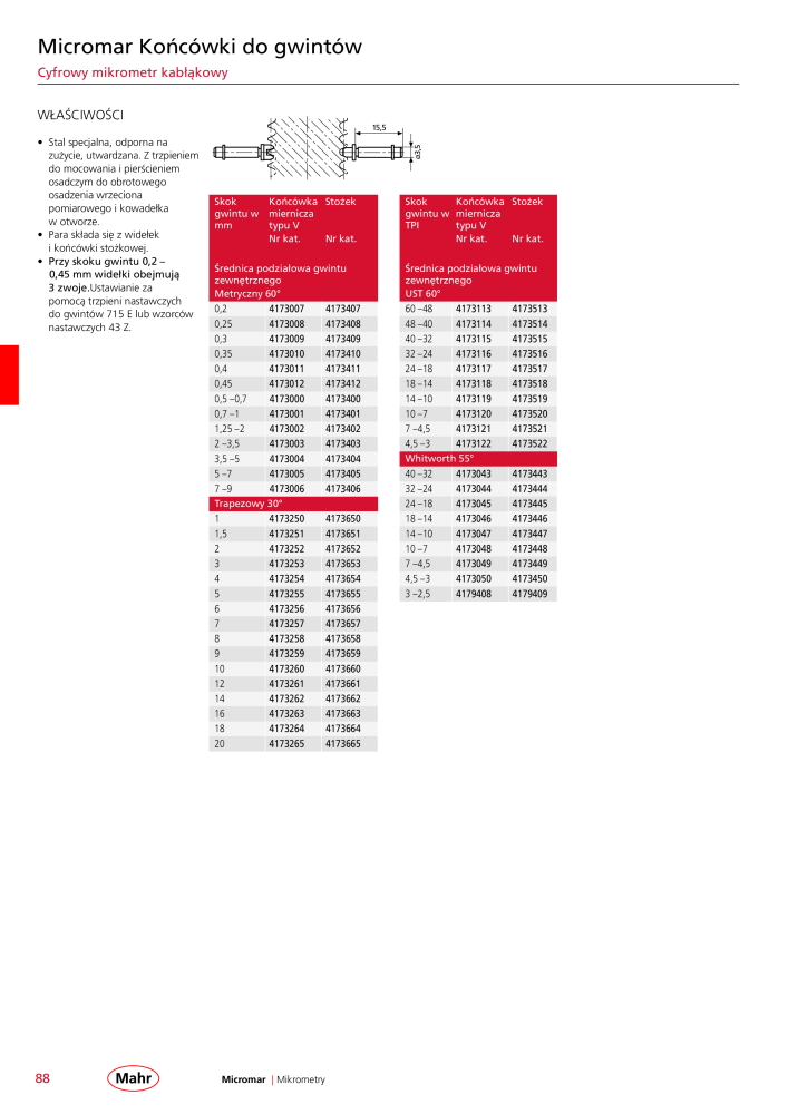 Mahr - katalog główny NR.: 20510 - Strona 92