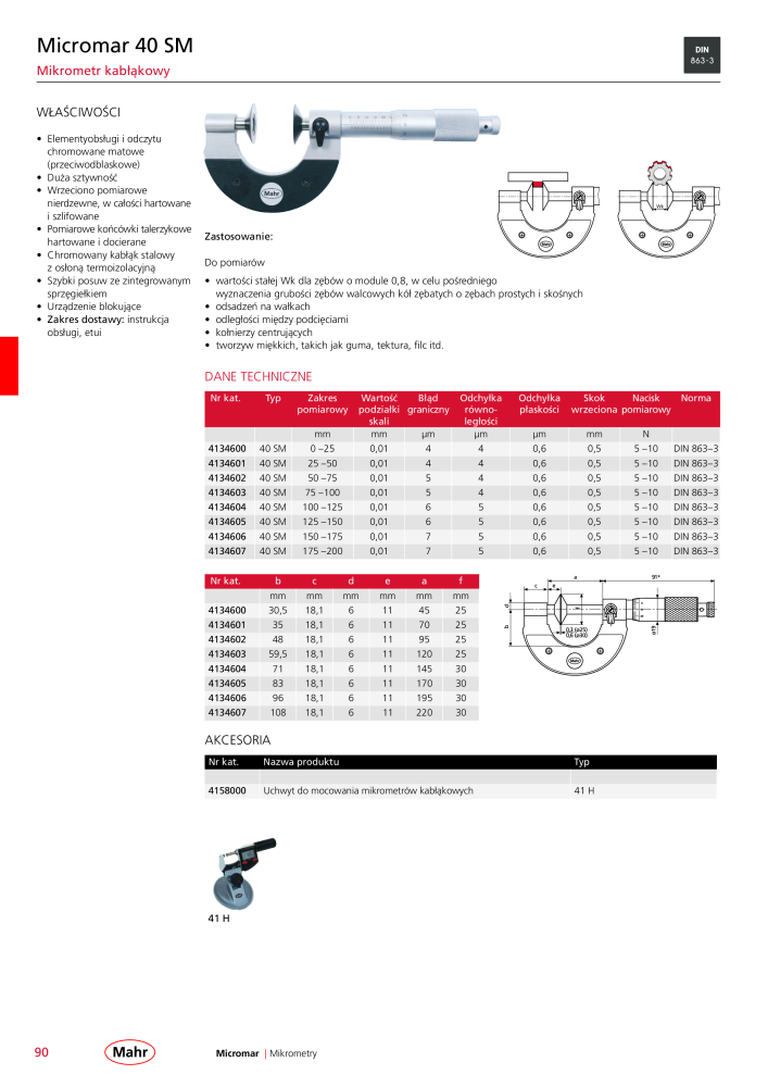 Mahr - katalog główny NR.: 20510 - Strona 94