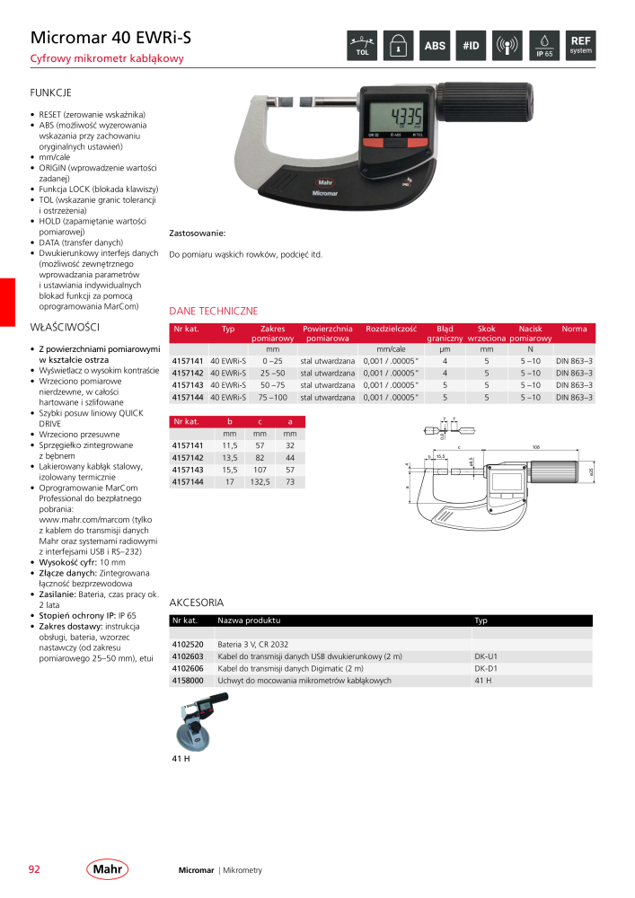 Mahr - katalog główny NR.: 20510 - Strona 96