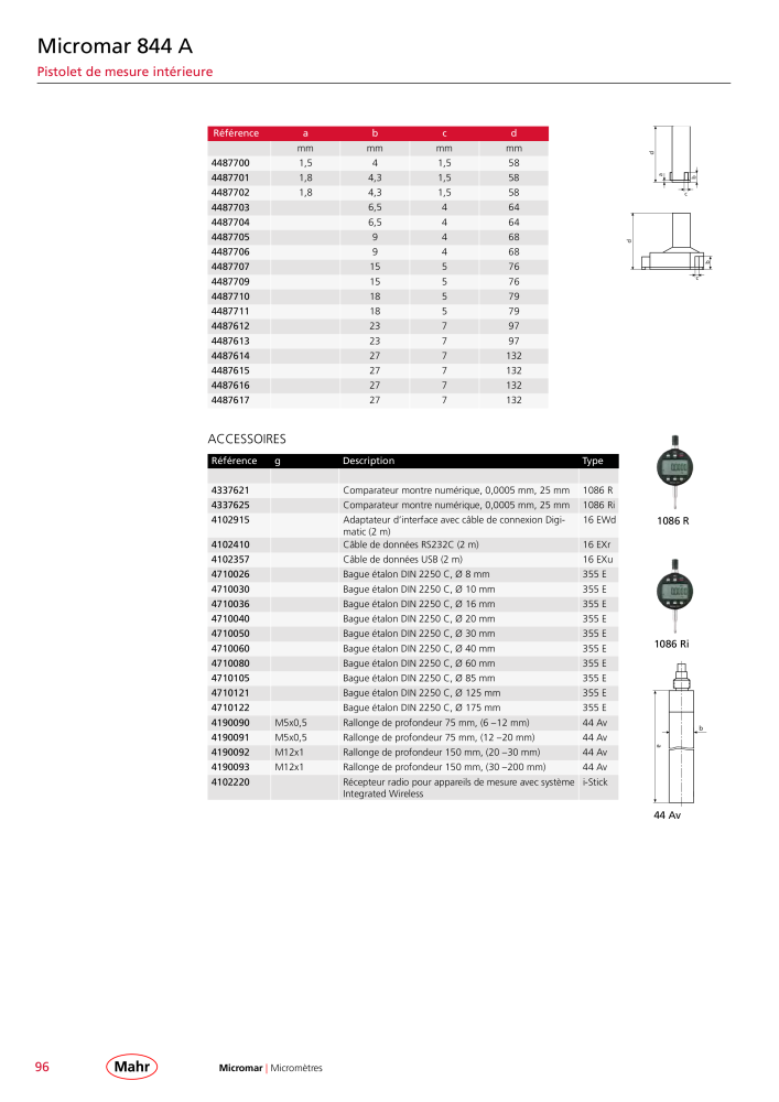 Mahr - catalogue principal Nb. : 20511 - Page 100