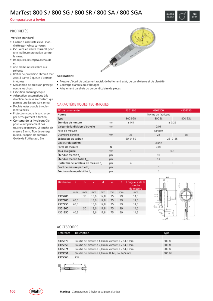 Mahr - catalogue principal Nb. : 20511 - Page 110