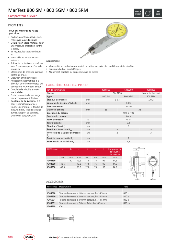 Mahr - catalogue principal Nb. : 20511 - Page 112