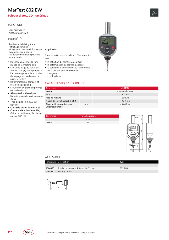 Mahr - catalogue principal Nb. : 20511 - Page 124