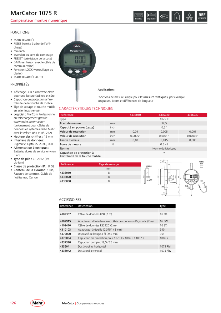 Mahr - catalogue principal Nb. : 20511 - Page 130