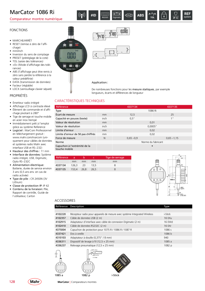 Mahr - catalogue principal n.: 20511 - Pagina 132