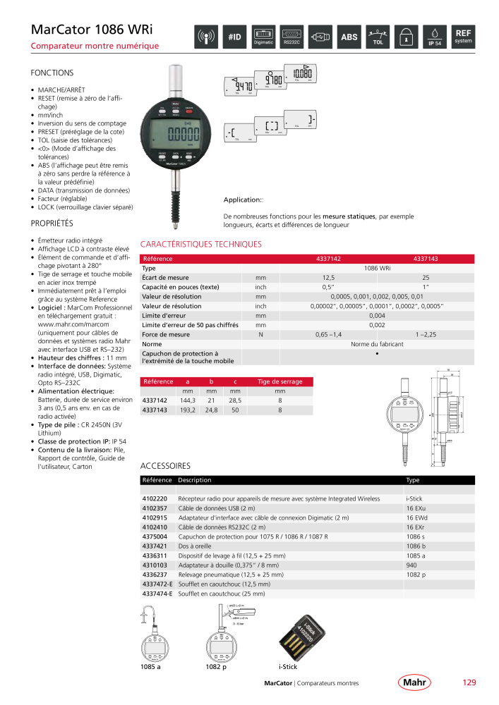 Mahr - catalogue principal NO.: 20511 - Page 133