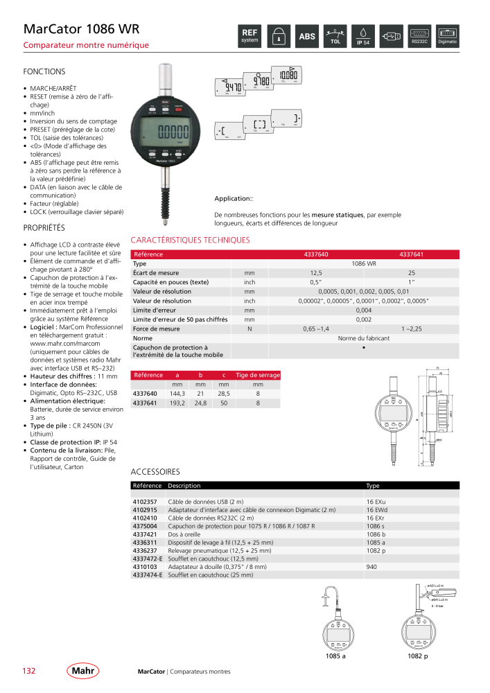 Mahr - catalogue principal Nb. : 20511 - Page 136