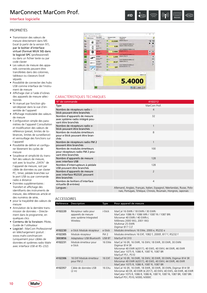 Mahr - catalogue principal NR.: 20511 - Seite 14