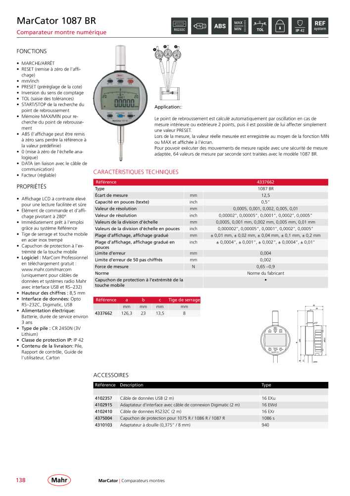 Mahr - catalogue principal NR.: 20511 - Seite 142