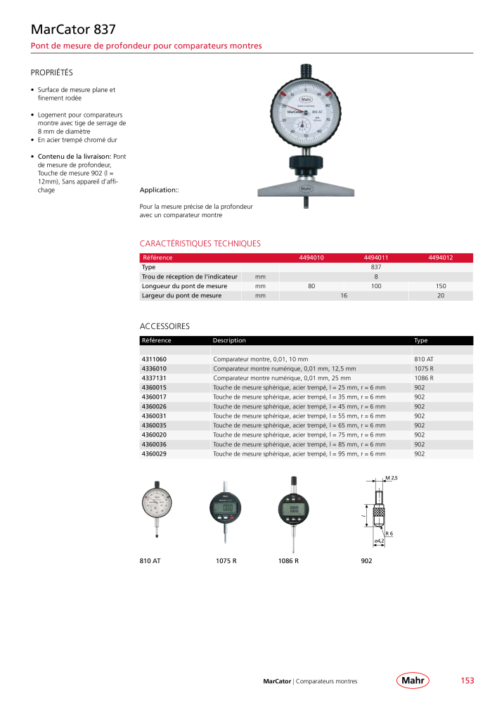 Mahr - catalogue principal NO.: 20511 - Page 157