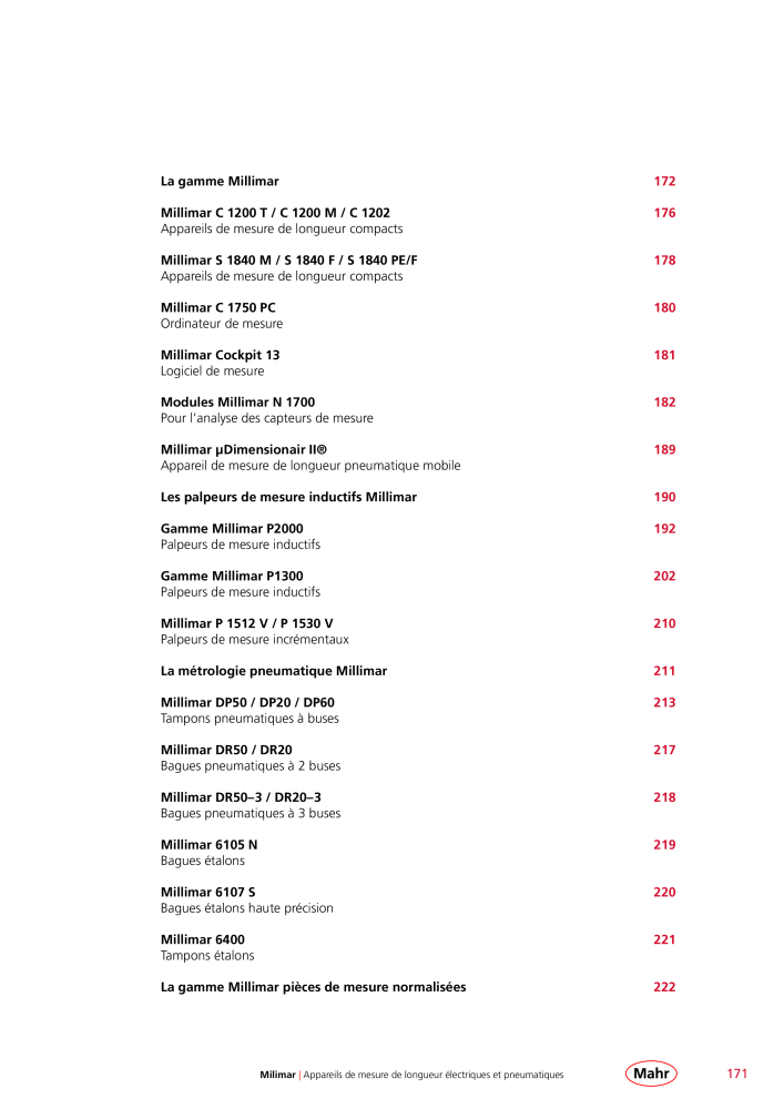 Mahr - catalogue principal Nb. : 20511 - Page 175