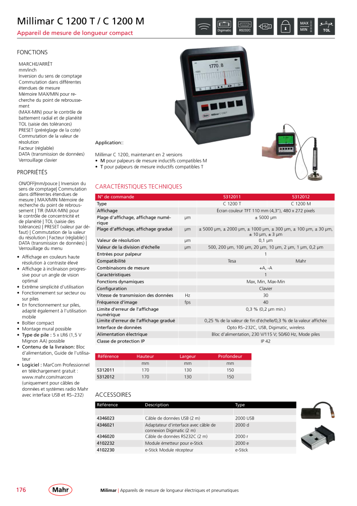 Mahr - catalogue principal Nb. : 20511 - Page 180