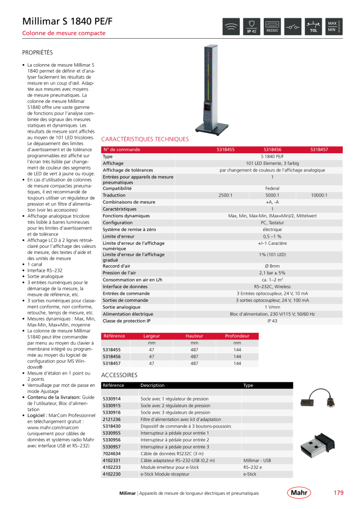 Mahr - catalogue principal Nb. : 20511 - Page 183