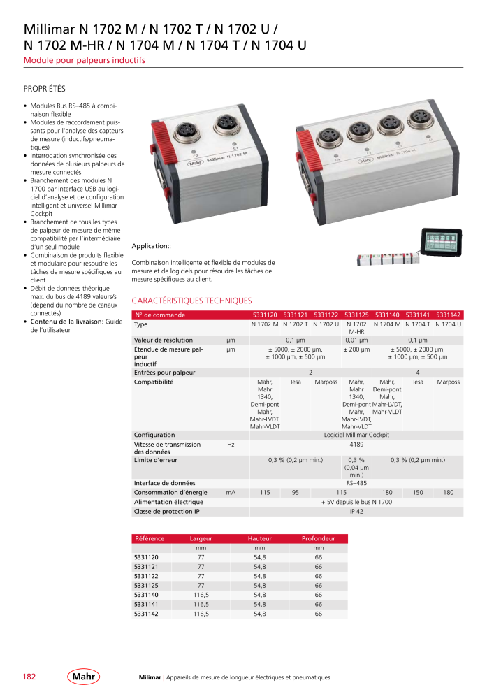 Mahr - catalogue principal NR.: 20511 - Strona 186