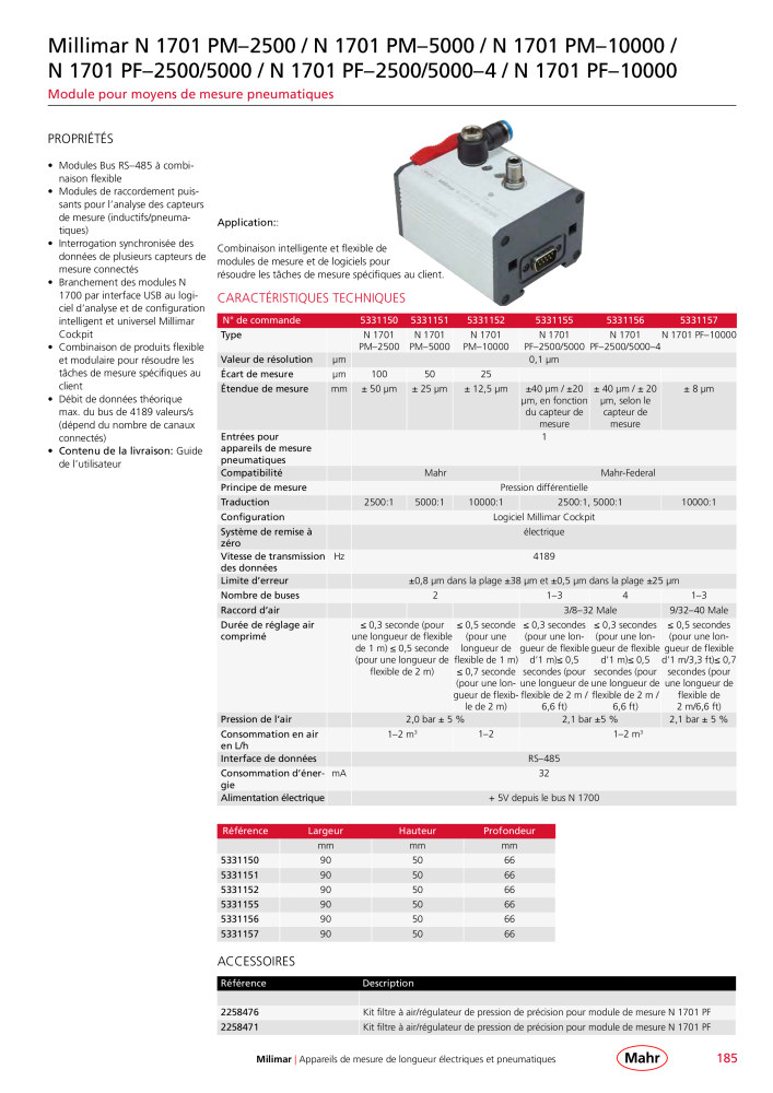 Mahr - catalogue principal Nb. : 20511 - Page 189