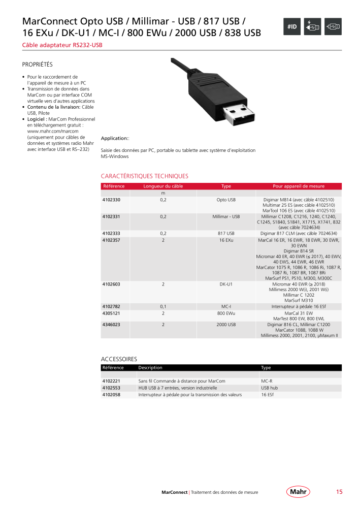 Mahr - catalogue principal NR.: 20511 - Seite 19