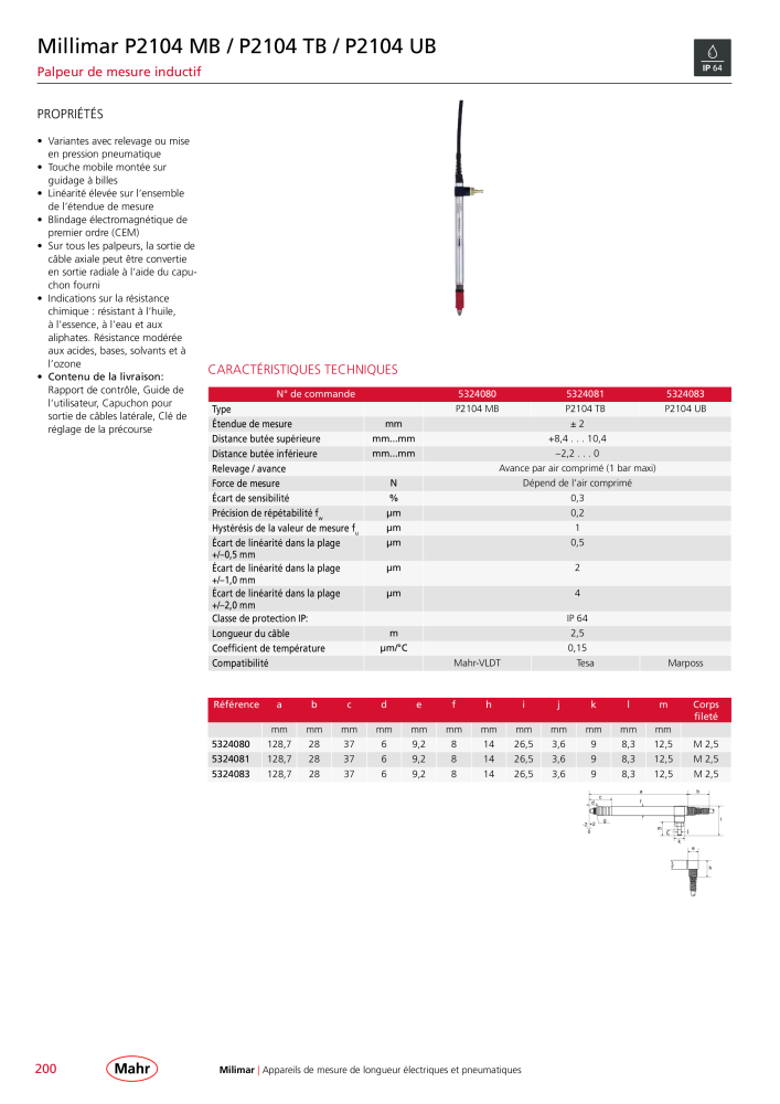 Mahr - catalogue principal NR.: 20511 - Strona 204