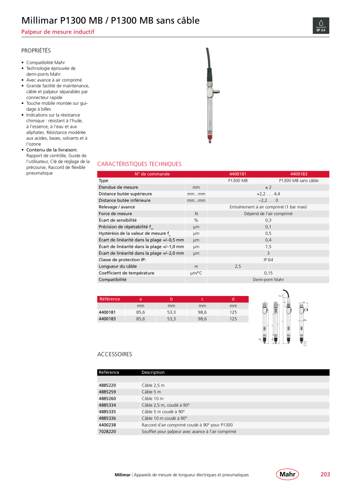 Mahr - catalogue principal Nb. : 20511 - Page 207