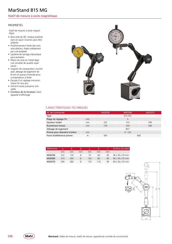 Mahr - catalogue principal NR.: 20511 - Seite 234