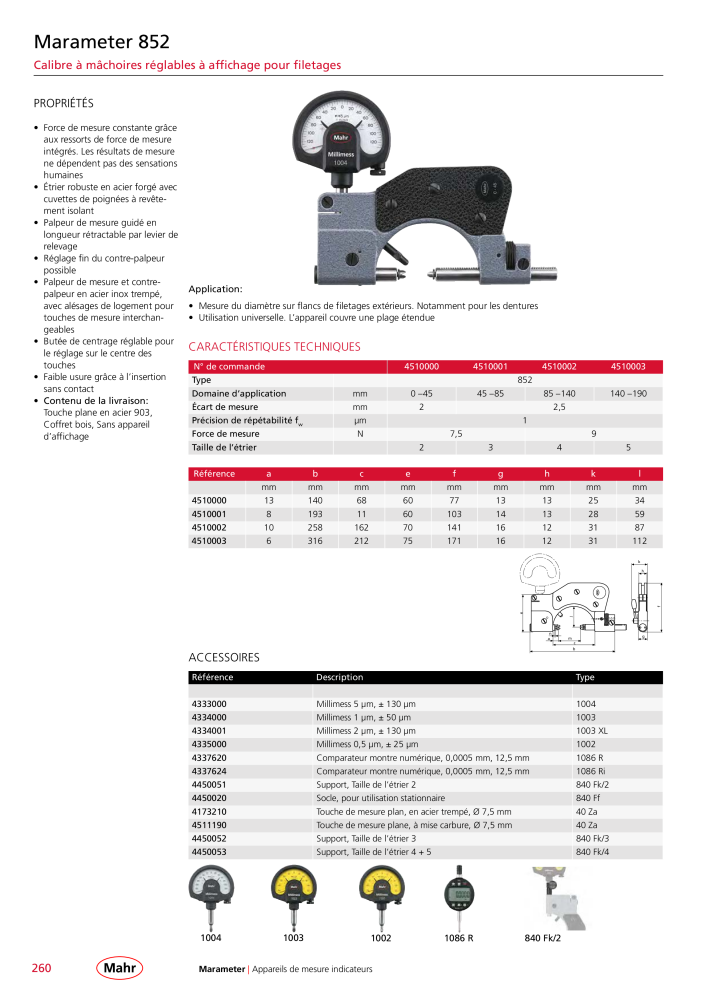 Mahr - catalogue principal NO.: 20511 - Page 264