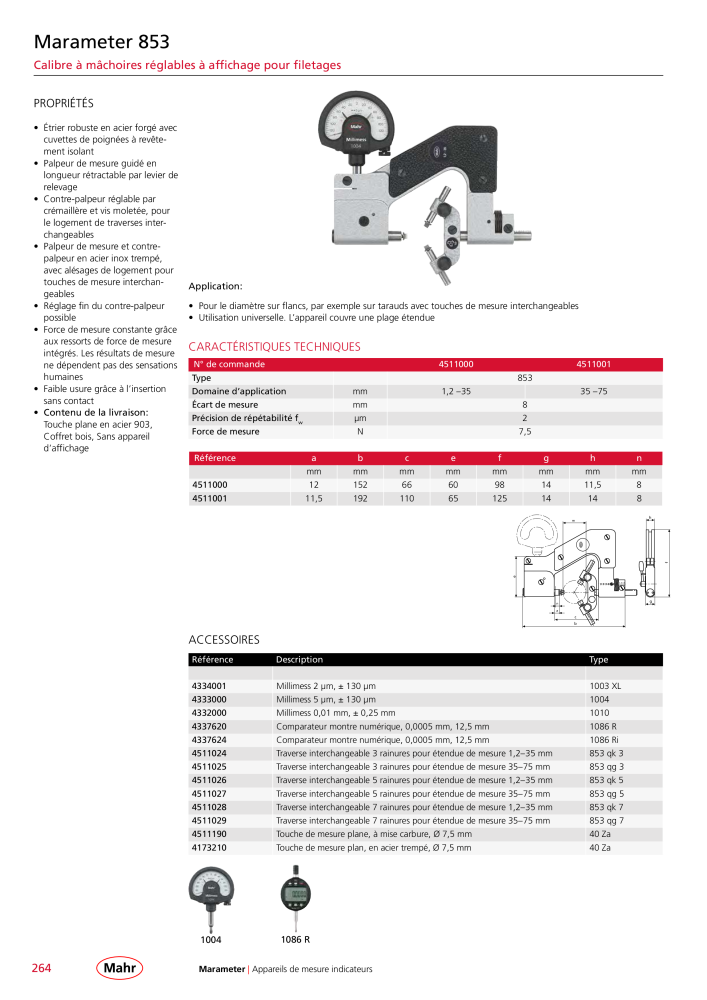 Mahr - catalogue principal NR.: 20511 - Strona 268