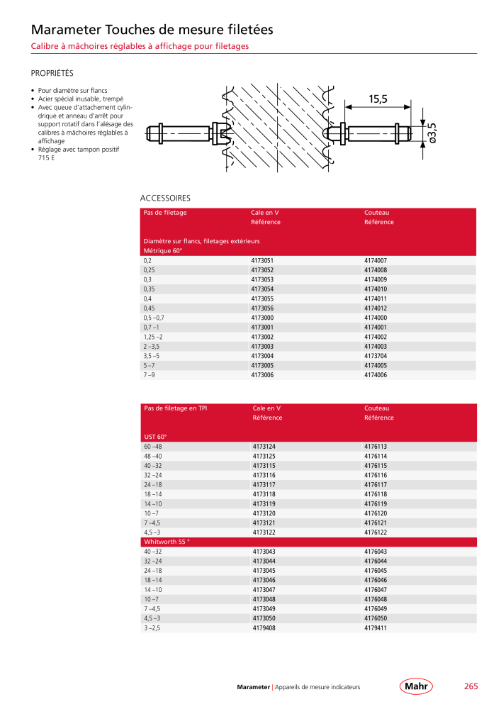 Mahr - catalogue principal Nb. : 20511 - Page 269