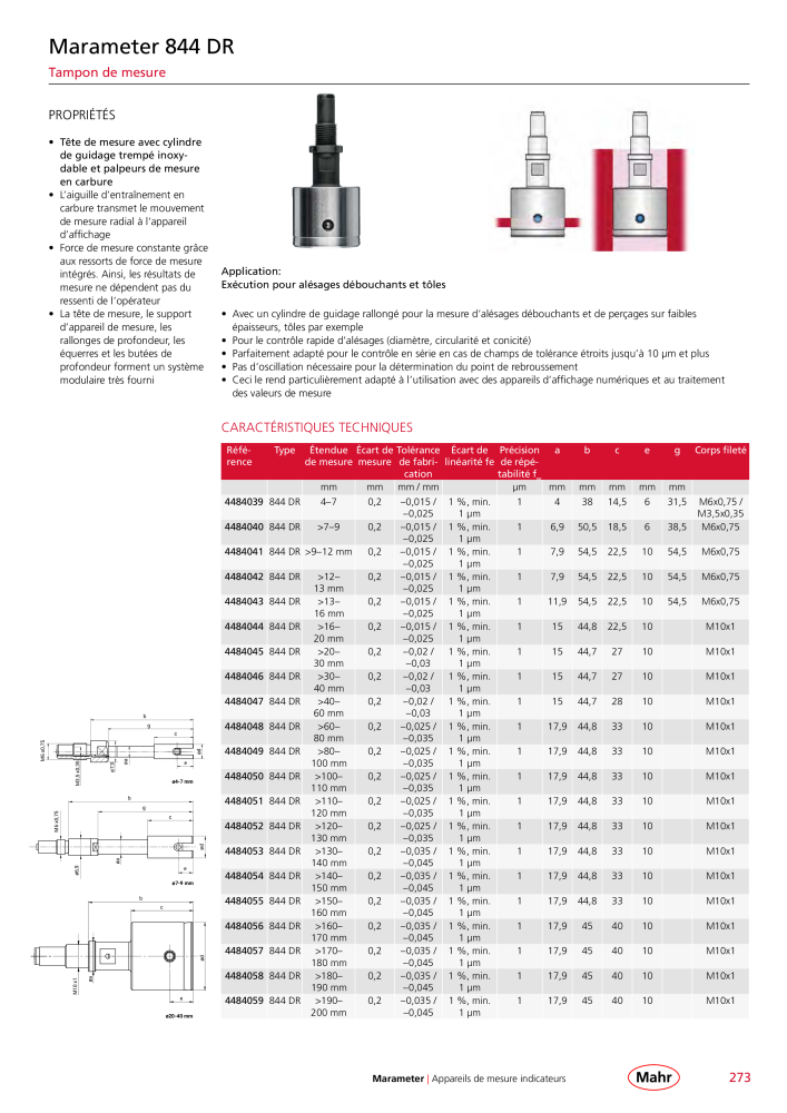 Mahr - catalogue principal Nb. : 20511 - Page 277