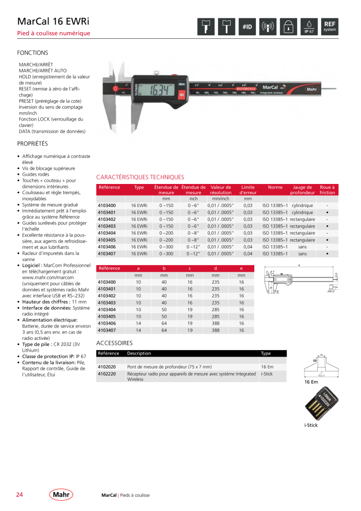 Mahr - catalogue principal Nb. : 20511 - Page 28