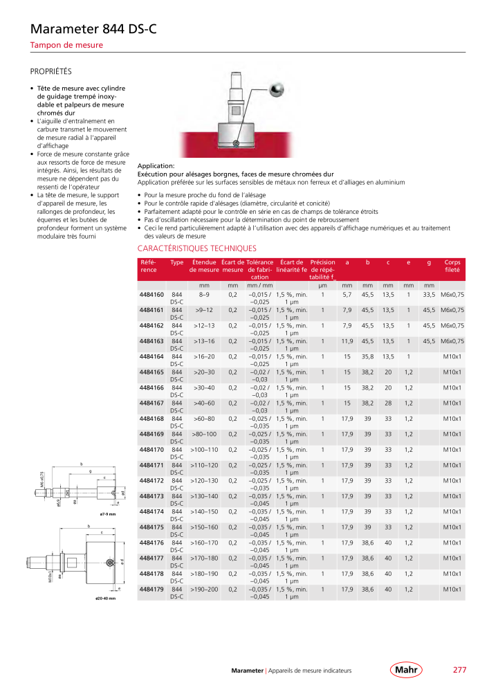 Mahr - catalogue principal NR.: 20511 - Strona 281