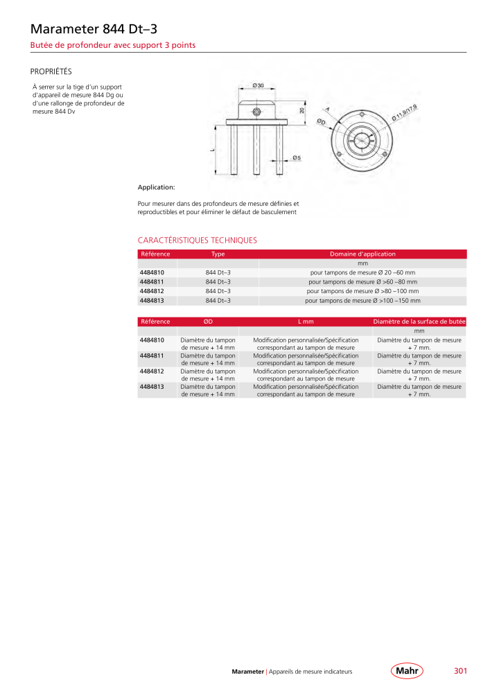 Mahr - catalogue principal NR.: 20511 - Seite 305