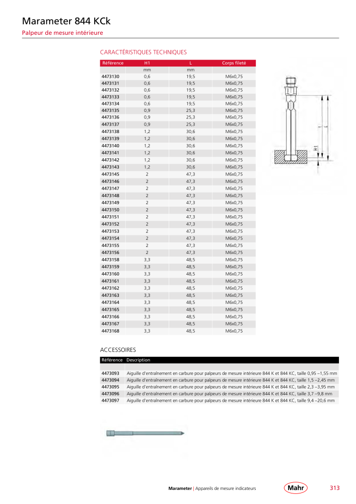 Mahr - catalogue principal NR.: 20511 - Strona 317